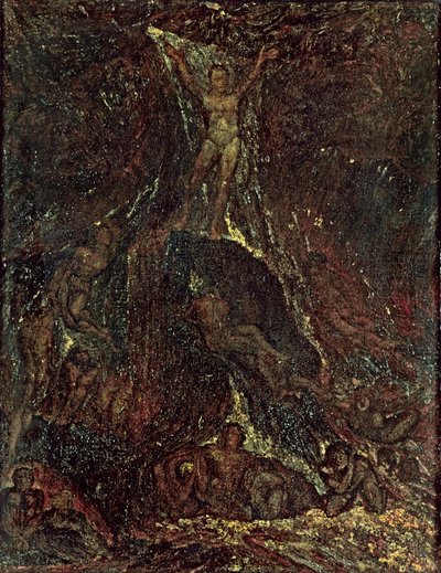 Satanás convocando a sus legiones de William Blake